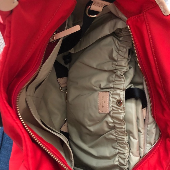 Red Kate Spade diaper bag - Picture 2 of 4